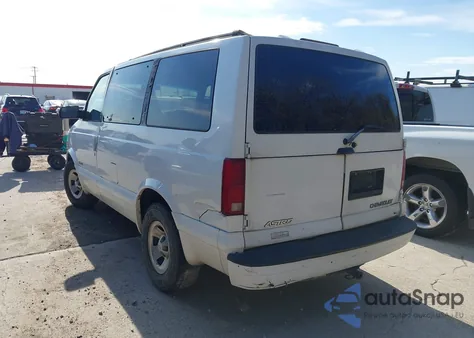 1999 Chevrolet Astro from USA, damaged, VIN 1GNDM19W7XB103893